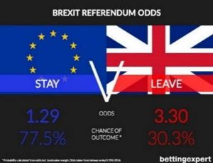 Brexit Referendum odds